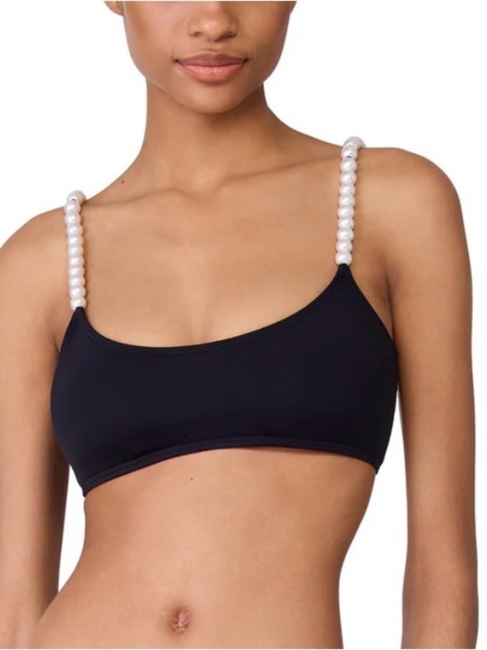 Kate Spade Pearl Strap Bikini Top - String Of Pearls Size XS